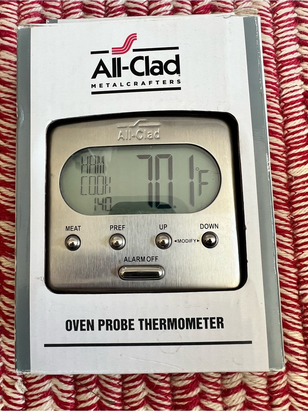 All-Clad Stainless Steel Oven Probe Thermometer (Model T223)